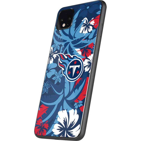 NFL Tennessee Titans Tropical Print Google Pixel 4 XL Skin